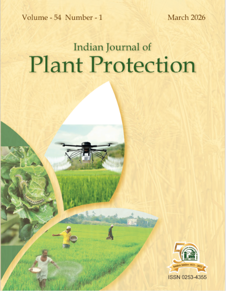Indian Journal of Plant Protection Vol 54 No 1 Cover